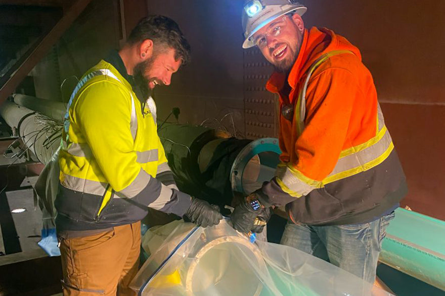 SAERTEX-LINER® H20 delivers drinking water across Concorde Bridge in Québec