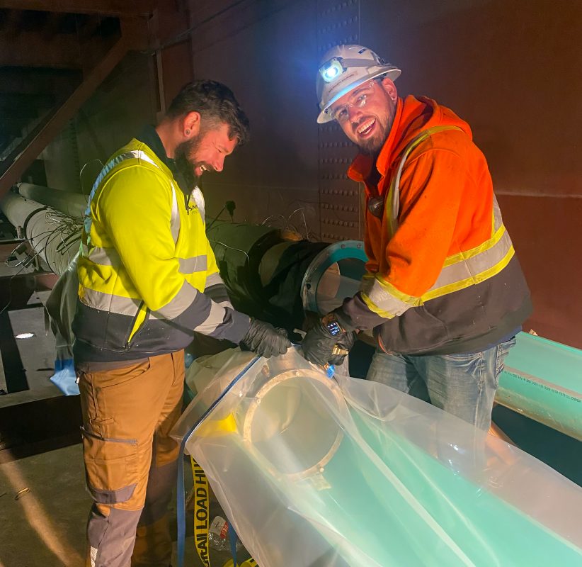 SAERTEX-LINER® H20 delivers drinking water across Concorde Bridge in Québec