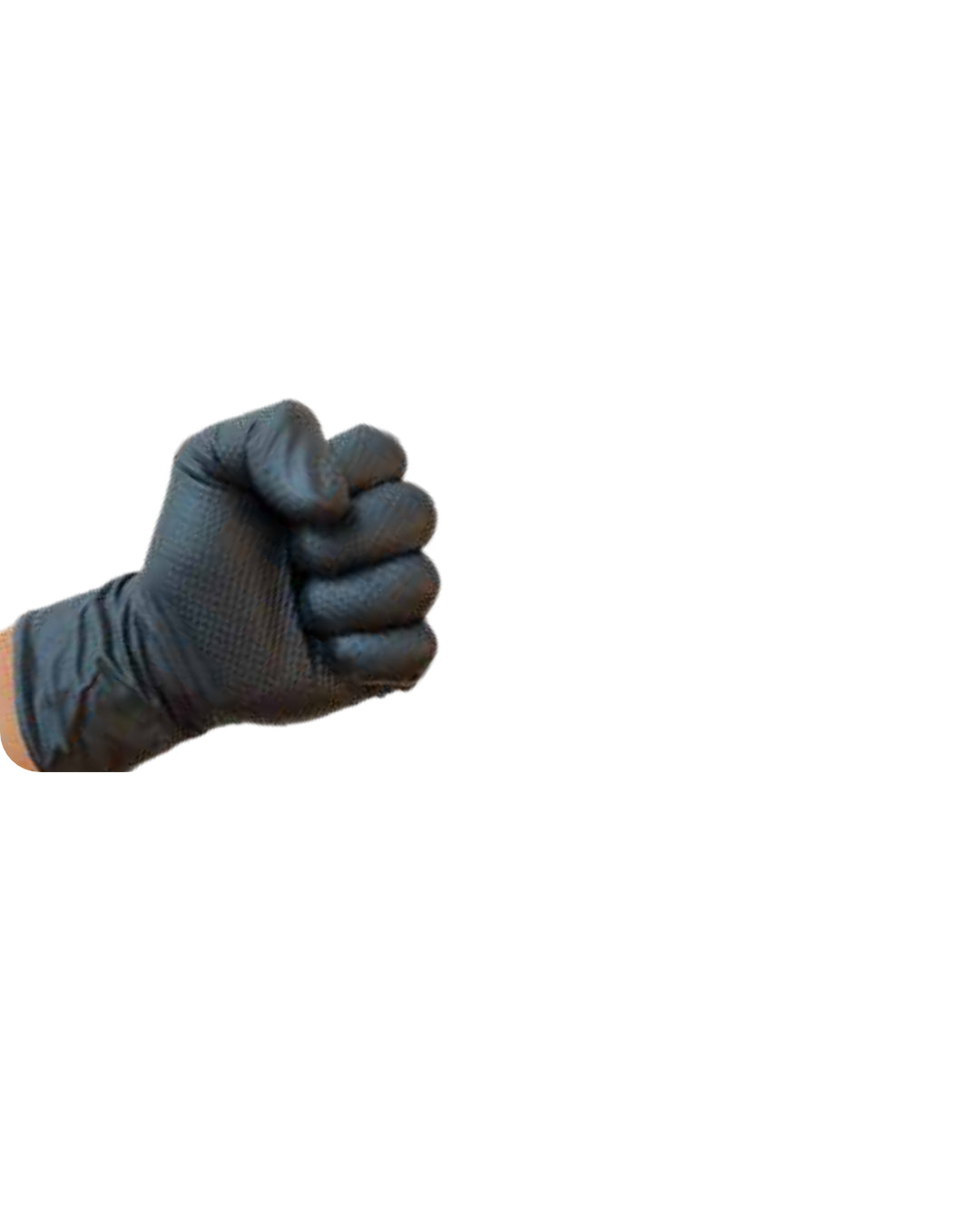 Enestar Black Nitrile Diamond Gloves